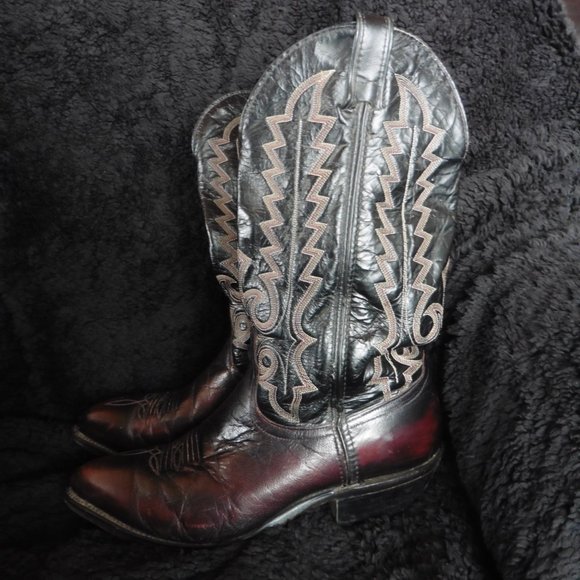 Cowboy Boots Men's Size 9 EE. Leather Uppers, Lining, Outsoles. Brand: Code West - Picture 1 of 8